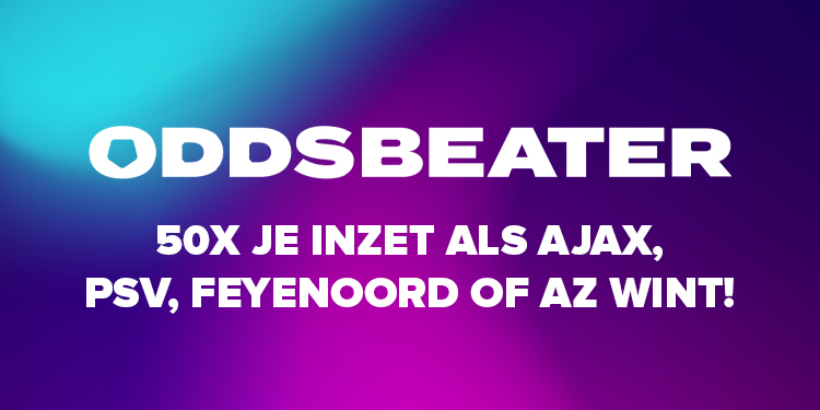 50x je inzet als Ajax, PSV of Feyenoord wint