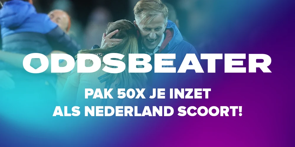 Pak 50x je inzet als Nederland scoort!